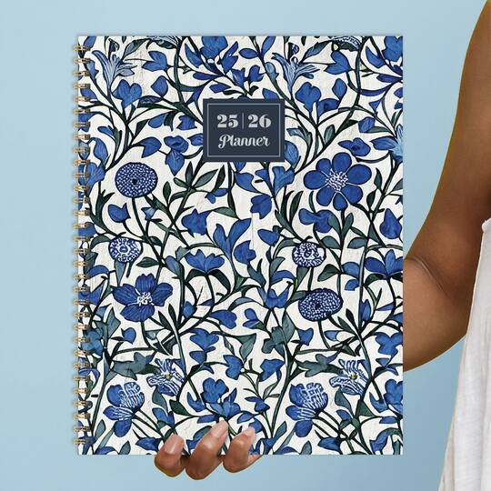 TF Publishing 2025-2026 Francophile Flower Large Weekly/Monthly Planner